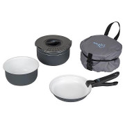 Set di stoviglie Bo-Camp Cookware set Trekking 5 grigio Anthracite