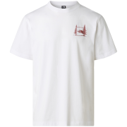 Maglietta da uomo The North Face Camping Relaxed Short Sleeve Tee-Graph bianco TNF WHITE