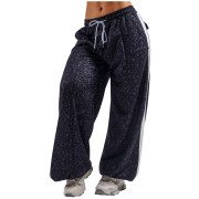 Pantaloni da tuta da donna Nebbia Baggy Leopard Sweatpants Primal nero BLACK LEOPARD