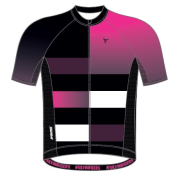 Maglia da ciclismo per bambini Silvini Mazzani nero/rosa black-fuchsia