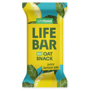 Barretta Lifefood Lifebar Oat Snack citronový BIO 40 g