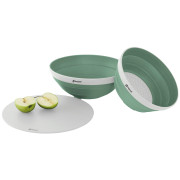 Set di ciotole e scolapasta Outwell Collaps Bowl & Colander Set verde scuro Shadow Green