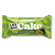 Barretta Lifefood Cake al pistacchio e vaniglia biologico 35 g
