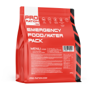 Piatto principale Adventure Menu Emergency food/water pack, Menu Vege rosso red