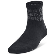 Calzini per bambini Under Armour Yth UA Essential 6Pk Qtr Black
