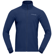 Felpa funzionale da uomo Norrona falketind warm2 Jacket blu scuro Indigo Night