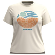 Maglietta da donna Smartwool Horizon View Short Sleeve Graphic Tee beige almond