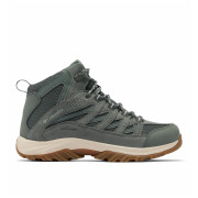 Scarpe da donna Columbia Crestwood™ Mid Waterproof grigio Sedona Sage, Tea Light
