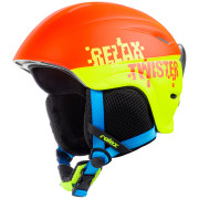 Casco da sci per bambini Relax Twister rosso/verde