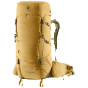 Zaino da uomo Deuter Aircontact Core 50+10 marrone chiaro savanna-nori