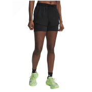 Pantaloncini da donna Under Armour Velociti Pro 4" 2N1 Short nero Ultimate Black / / Reflective