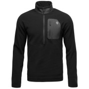 Felpa da uomo Black Diamond Rift HZ Fleece Jacket nero Black-Black
