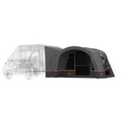 Tenda per minibus Vango Cove III Air Mid nero/grigio Cloud Grey