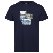 Maglietta da uomo Regatta Cline VII blu scuro Navy Mountain Photo