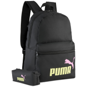 Zaino da città Puma Phase Backpack Set nero/giallo PUMA Black-Fizzy Light