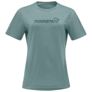 Maglietta da donna Norrona 29 cotton Norrøna viking T-shirt azzurro