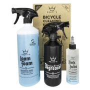 Kit di pulizia Peaty´s Gift Pack - Wash Degrease Lubricate nero/blu