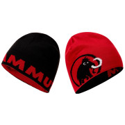 Berretto Mammut Logo Beanie nero/rosso Black