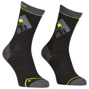 Calzini da uomo Ortovox Alpine Light Comp Mid Socks M nero/grigio Black Raven