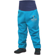 Pantaloni per bambini in pile Unuo Softshell blu