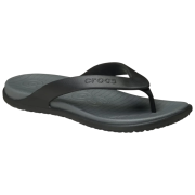 Infradito da uomo Crocs Coast Flip nero/grigio Black/Slate Grey