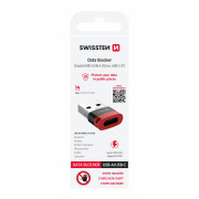 Adattatore Swissten Dataguard With Data Blocking USB-A (Male) / USB-C (Female)