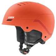 Casco da sci Uvex Wanted rosso red stripes mat