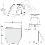 Tenda per minibus Easy Camp Shamrock