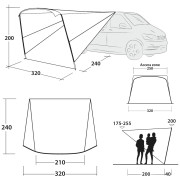 Tendalino Outwell Touring Canopy