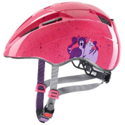 Casco da ciclismo per bambini Uvex Kid 2 rosa/viola Cats