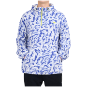 Felpa da uomo 4F Fleece M483 bianco/blu Cobalt Allover