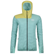 Giacca da donna Ortovox Swisswool Piz Badus Jacket W blu ice waterfall