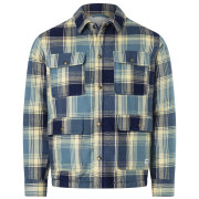 Giacca invernale da uomo Marmot Ridgefield Sherpa Flannel Shirt Jacket blu Moon River
