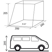 Tenda per minibus Brunner Comet