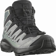 Scarpe da bambino Salomon Xa Pro Mid Wp J Black-Sedona Sage-Wrought Iron