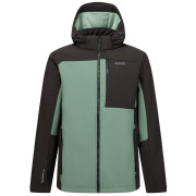 Giacca softshell da uomo Regatta Hewitts verde/verde chiaro DkFrstGr/Blk