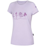 Maglietta da donna Zulu Bambus Nature 210 Short viola lilac