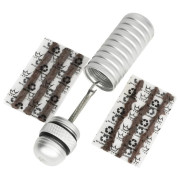 Kit di riparazione Peaty´s Holeshot Tubeless Puncture Plugger argento Silver