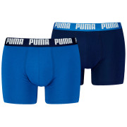 Boxer da uomo Puma Everyday Basic Boxer 2P blu scuro true blue