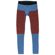 Pantaloni termici da uomo Devold Tuvegga Merino Longs Man blu/rosso CAYENNE