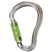 Moschettone Climbing Technology Axis HMS TG argento/verde gray/green