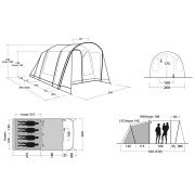 Tenda familiare per 4 persone Outwell Birdland 4 TC
