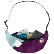 Marsupio Ticket to the moon Upcycled Sling Bag viola Bag Peach / Cloud