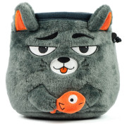 Sacchetto porta magnesite YY VERTICAL Chalk Bag Animal grigio scuro CAT Grey