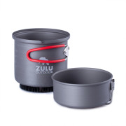 Pentole per outdoor Zulu Inja Plus grigio/rosso