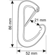 Moschettone Camp Nano 22