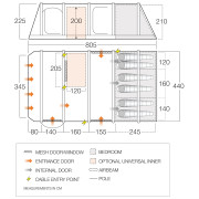 Tenda gonfiabile Vango Anantara IV Air 650XL