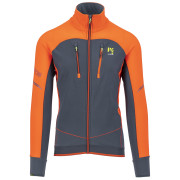 Giacca da uomo Karpos Alagna Evo Jacket nero/arancio India Ink/Grenadine