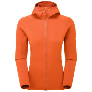 Felpa tecnica da donna Montane Protium Hoodie arancione TIGERLILY