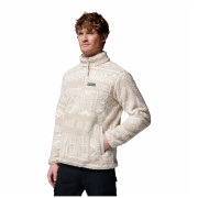 Maglione da uomo Columbia Rugged Ridge™ High Pile Half Zip bianco Dark Stone Deschutes Days